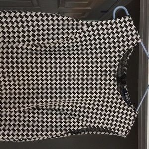 Chaps Dresses - Plus sized 16 Chaps houndstooth dress Chaps Dresses - Plus sized 16 Chaps houndstooth dress
